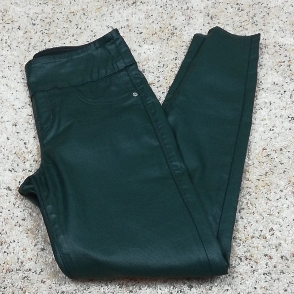 Rock & Republic Denim RX green Faux leather